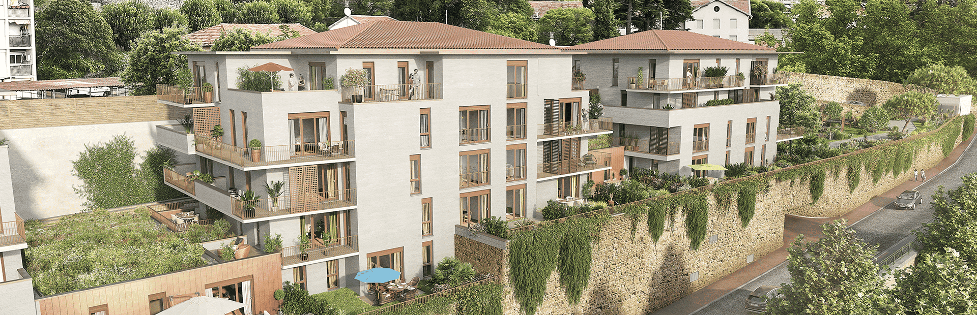 Quintessence perspective - programme immobilier neuf Grasse